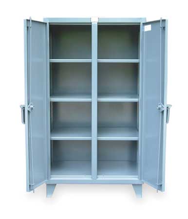 STRONG HOLD 12 ga. ga. Steel Storage Cabinet, 60 in W, 66 in H, Stationary 55-DS-246