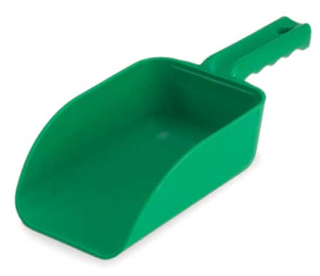 Remco Small Hand Scoop, Poly, 32 Oz, Green 64002