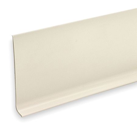 ZORO SELECT Wall Base Molding, Almond, 720 In. L 2RRW8