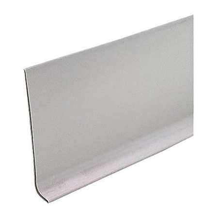 Zoro Select Wall Base Molding, Gray, 720 In. L 29520130