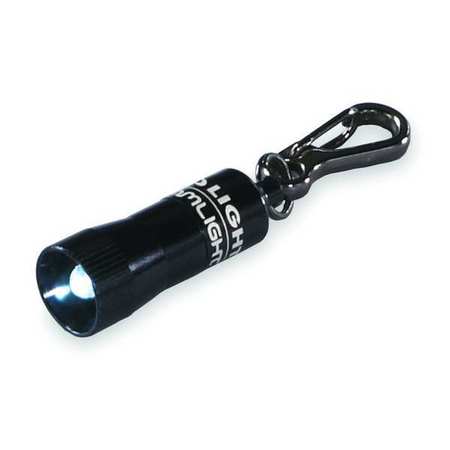 STREAMLIGHT Industrial Keychain Flashlight, LED, Black 73001