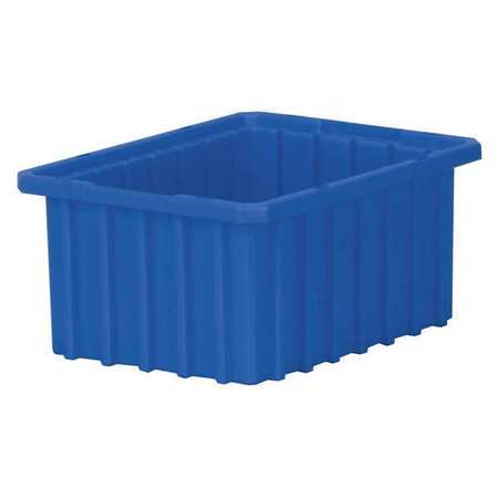 AKRO-MILS Divider Box, Blue, Industrial Grade Polymer, 10 7/8 in L, 8 1/4 in W, 5 in H 33105BLUE