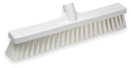 VIKAN 16 in Sweep Face Broom Head, Medium, Synthetic, White 31795