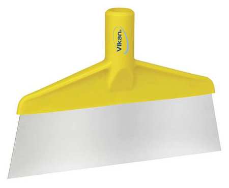 VIKAN Floor Scraper, Stiff, 10-1/4", SS 29106