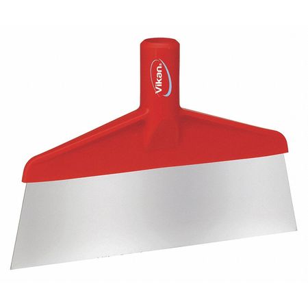 VIKAN Floor Scraper, Stiff, 10-1/4", SS 29104