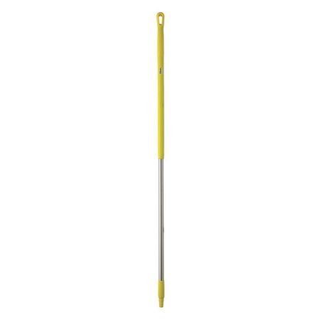 VIKAN 59" Color Coded Handle, 1 1/4 in Dia, Yellow, Aluminum 29376