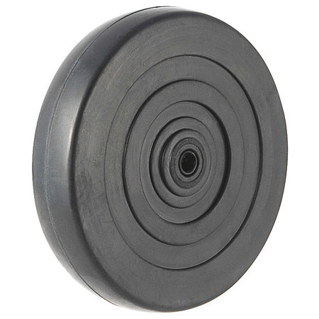 ZORO SELECT Caster Wheel, 125 lb., 5 D x 1 In. 2RYX5