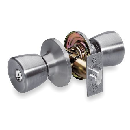 Master Lock Knob Lockset, Mechanical, Entrance, Grd. 3 TUO0115KA4