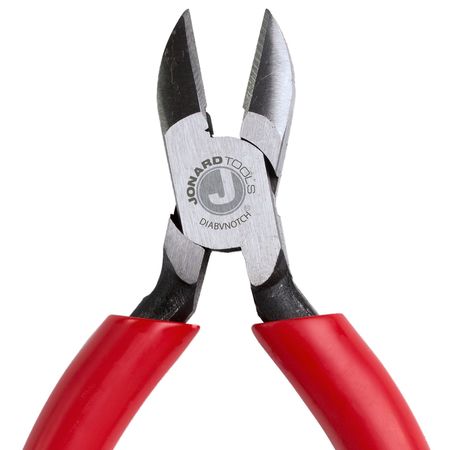 Jonard Tools 5 1/8 in Diagonal Cutting Plier Flush Cut Uninsulated DIABVNOTCH