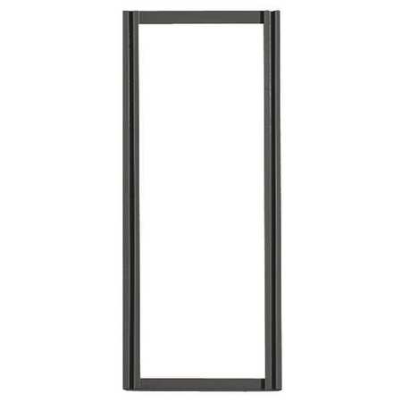 QUANTUM STORAGE SYSTEMS Tip Out Bin, Wall Frame, W24 In, H24 In, Blk QTF24