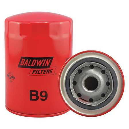 BALDWIN FILTERS Oil Filter, Spin-On, Full-Flow B9