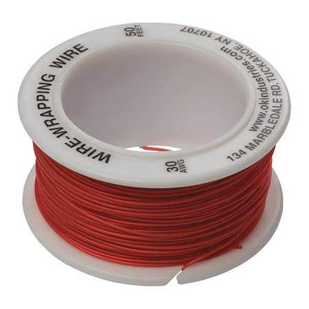 OK INDUSTRIES 30 AWG Wire Wrapping Wire 50 ft. RD R-30R-0050