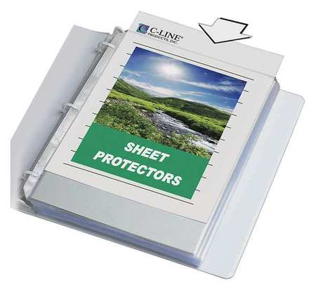 C-Line Products Specialty Sheet Protector, PK50 62607