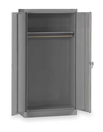 TENNSCO 24 ga. Carbon Steel Storage Cabinet, 36 in W, 72 in H, Stationary 7114MGY