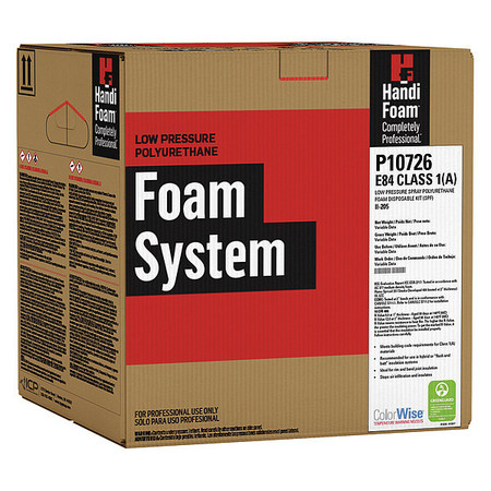 Handi-Foam Insulation Spray Foam Sealant Kit, 41 lb, Two Cylinders, Cream, 2 Component P12055G