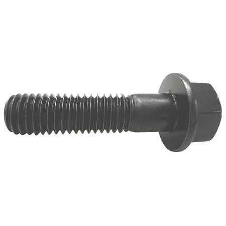 Zoro Select Grade 8, 1/2"-13 Flange Bolt, Plain Steel, 2 in L, 25 PK 2TJ83