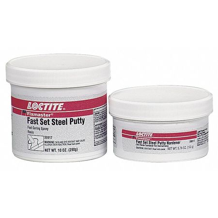 Loctite Gray Fixmaster® Fast Set Steel Putty, 1 lb. Kit 219293