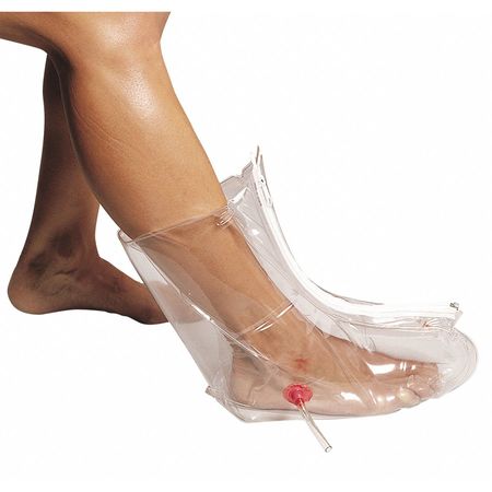 FIRST AID ONLY Air Splint, Foot and Ankle, Clear, Plastic M5086