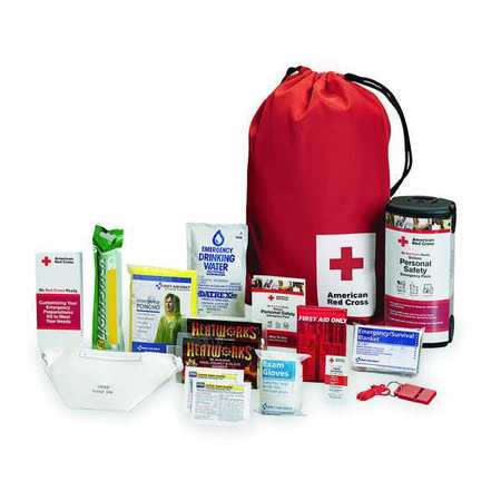 American Red Cross Emergency Preparedness Backpack, Red RC-622
