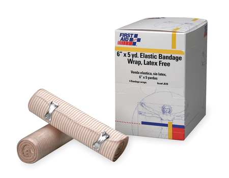 First Aid Only Elastic Bandage Wrap, Non-Sterile, PK6 J618