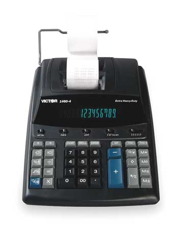 VICTOR TECHNOLOGY Desktop Calculator, 12 Digit, 4.6 LPS 1460-4