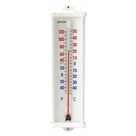 Citroen heel aanbidden Taylor Analog Thermometer, -40 Degrees to 120 Degrees F for Wall or Desk  Use 5132N | Zoro