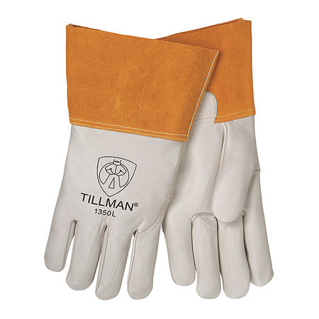 Tillman MIG Welding Gloves, Cowhide Palm, L, PR 1350L