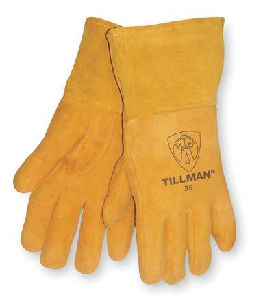Tillman MIG Welding Gloves, Deerskin Palm, S, PR 35S