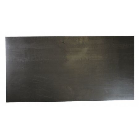 Zoro Select 1/16" Comm. Grade Neoprene Rubber Sheet, 12"x36", Black, 30A BULK-RS-N30-84