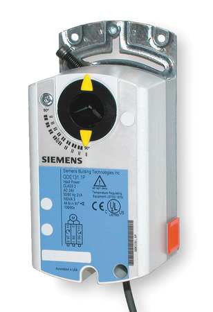 SIEMENS Electric Actuator, 44 in.-lb., -25 to130 GDE131.1P