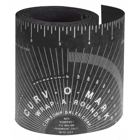 Jackson Safety 6 ft Wrap-a-Round/Diameter Tape Measure, 3 7/8 in Blade 14753