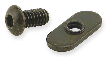 80/20 Bolt Assembly for 1/2 in W Slot, Steel, Zinc-Plated, 10 Series, PK15 3393-15
