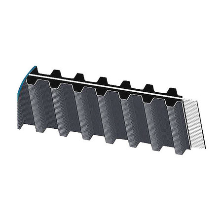CONTINENTAL CONTITECH Gearbelt, Dual Hi-Perf Pd, 200 Teeth, 50mm D1600 8M 50