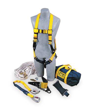 3M DBI-SALA Harness and Vertical Lifeline Kit, Size: Universal 2104168