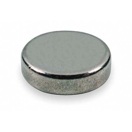 ZORO SELECT Disc Magnet, Neodymium, 2.9 lb. Pull 2VAE7