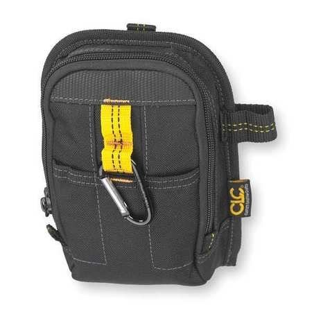 CLC WORK GEAR Tool Pouch, Tool Pouch, Black, Polyester, 9 Pockets 1504