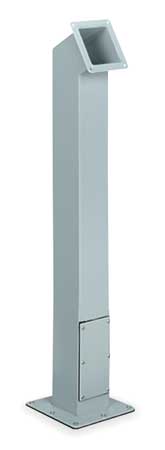 WIEGMANN Angled Pedestal Column, NOVAL Accessory, Carbon Steel WA44PBCOL