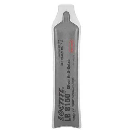 LOCTITE Anti Seize Compound, Silver, 7g Pouch LB 8150(TM) 531668