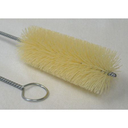 Tough Guy Pipe Brush, 31 in L Handle, 5 in L Brush, Tan, Polypropylene, 36 in L Overall 2VHL1
