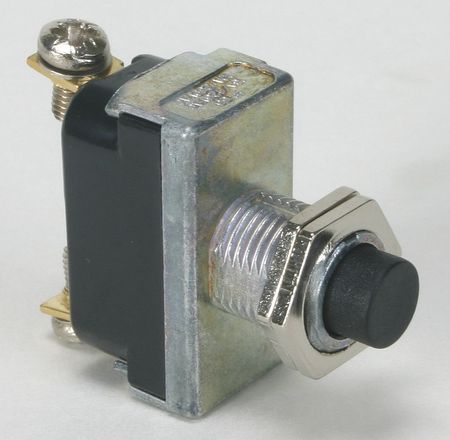 POWER FIRST Miniature Push Button Switch, 16A @ 125V 2VLP7