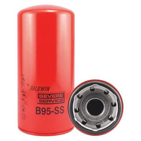 BALDWIN FILTERS Oil Filter, Spin-On,  B95-SS