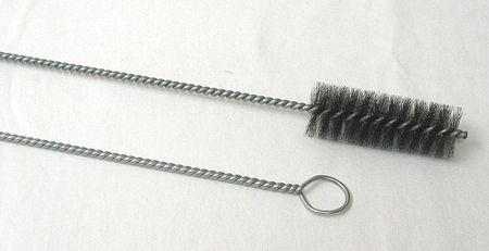 Tough Guy Boiler Brush, 38 in L Handle, 4 in L Brush, Twisted Wire, 42 in L Overall 2VMY2