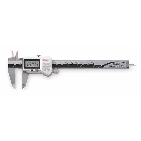 MITUTOYO Absolute Digital Caliper, 0 to 6 In 500-752-20