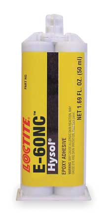 LOCTITE Glue, E-60NC Series, White, 5 gal, Dual-Cartridge, 1:01 Mix Ratio, 3 hr Functional Cure 237113