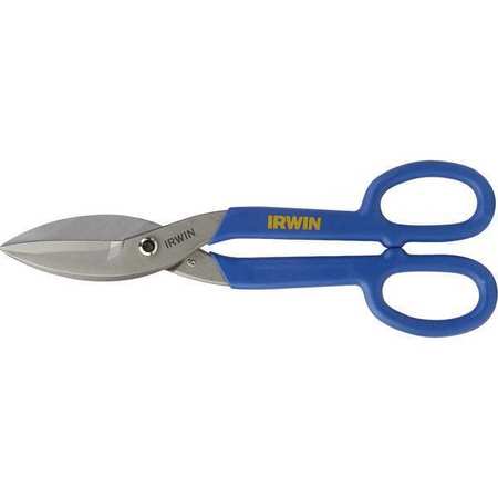 IRWIN Tinners Snip, Straight/Tight Curve, 10 in, Hot Drop Forged Steel Jaw 22010
