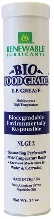 Renewable Lubricants 13 oz Extreme Pressure Grease Cartridge 87501