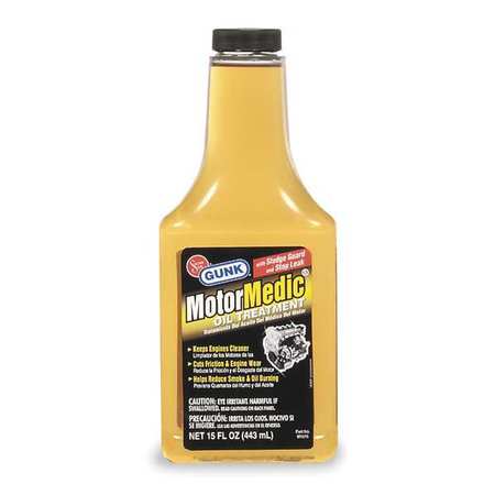 MOTOR MEDIC Oil Additive, 14 oz. Size, Yellow M1815
