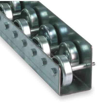 ASHLAND CONVEYOR Flow Rail, 10 ft L, 2 1/4 in W, 195 lb/ft (5 ft Supports) Max Load Capacity W10FR210015