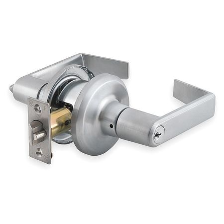 DORMAKABA Lever Lockset, Mechanical, Entrance, Grd. 2 QTL250E626SA118FSCKD