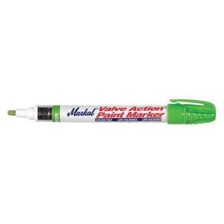 Markal Paint Marker, Medium Tip, Light Green Color Family, Paint 96828